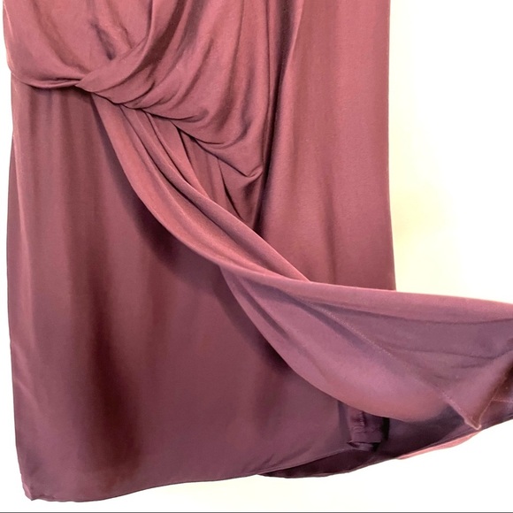 Helmut Lang | Purple Silk Dress - Picture 4 of 11